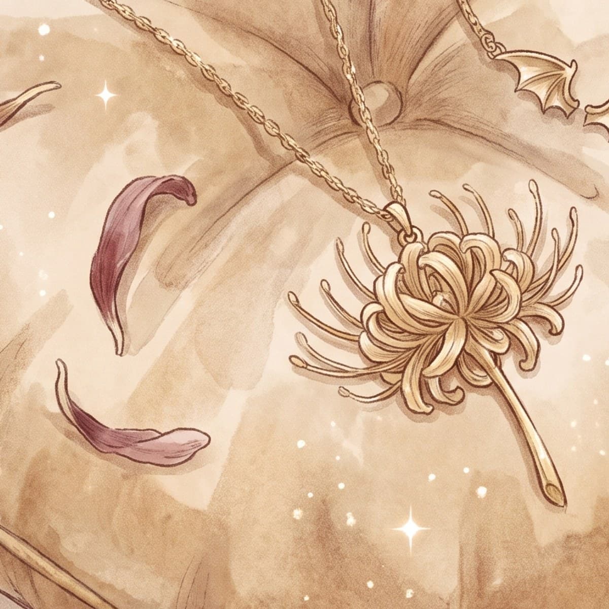 Blume-halsband, spindellilja